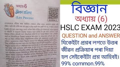 HSLC EXAM 2023 IMPORTANT QUESTIONS General science chapter 6(@mathsal)