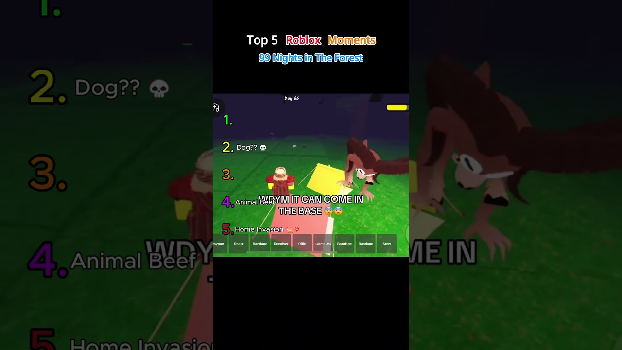 Top 5 Funniest 99 Nights in the Forest Moments 🌲💀