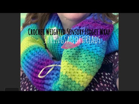 Crochet Weighted Sensory Fidget Wrap #crochet #sensory #fidget # ...
