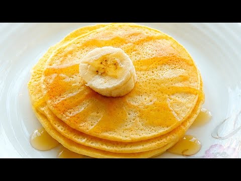 3 Ingredients Pancakes Recipe without baking soda and baking powder