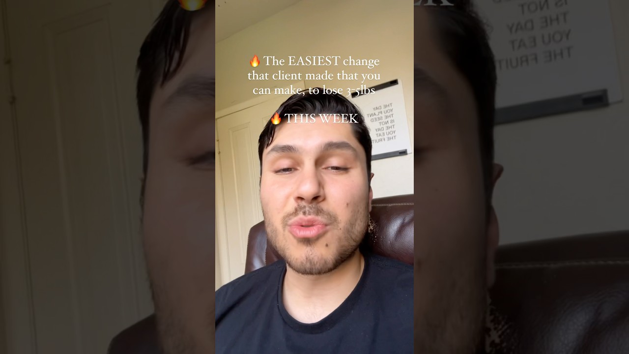 ONE OF THE EASIEST CHANGES TO SHRED 5LBS THIS WEEK! 