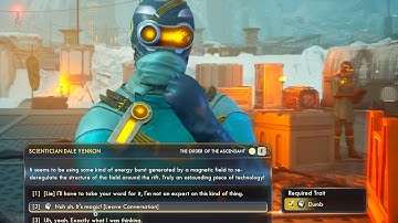 Dumb Protagonist Shows Magic to the Order’s Scientists | The Outer Worlds 2