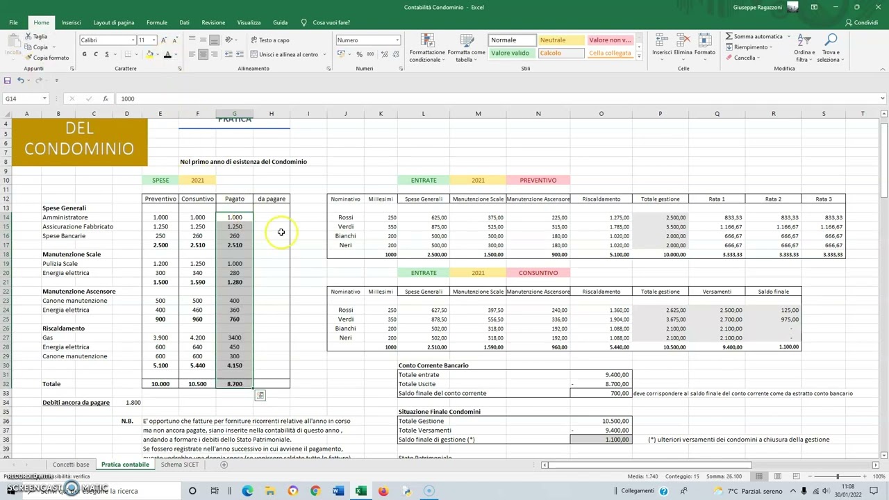 Contabilità Condominio   Pratica con Gestione Ordinaria