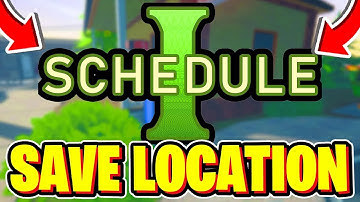 Quick Wins & Fails HOW TO FIND GAME SAVE FILE LOCATION In Schedule 1! (Schedule 1 Save Game...