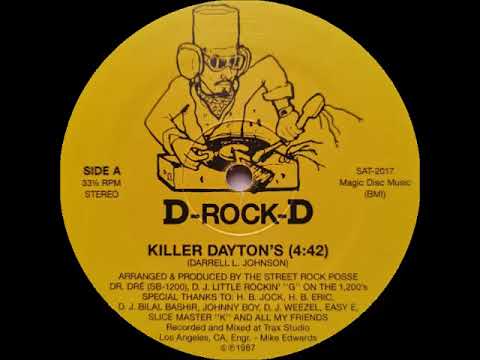D-Rock-D — D-Rock-D (Poetry N Motion) Killer Daytons Produced By Dr. Dre 1987