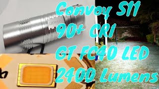 Convoy S11 Gt Fc40 Review High Cri Triple Killer 2400 Lumens 90 Cri