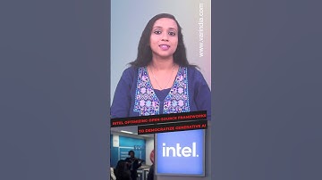 Intel optimizing open-source frameworks to democratize Generative AI #shortsvideo