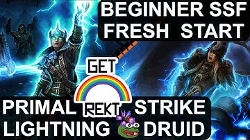 [HC] Grim Dawn Beginner SSF - 2h lightning Primal Strike Druid - Part 3: clearing Elite difficulty