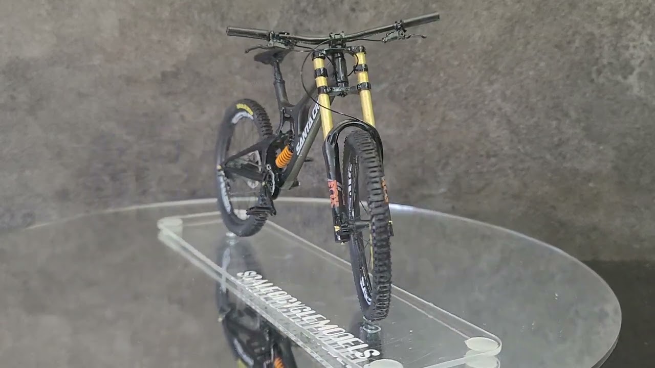 SantaCruz V10 scale model, finger bike, bicycle model