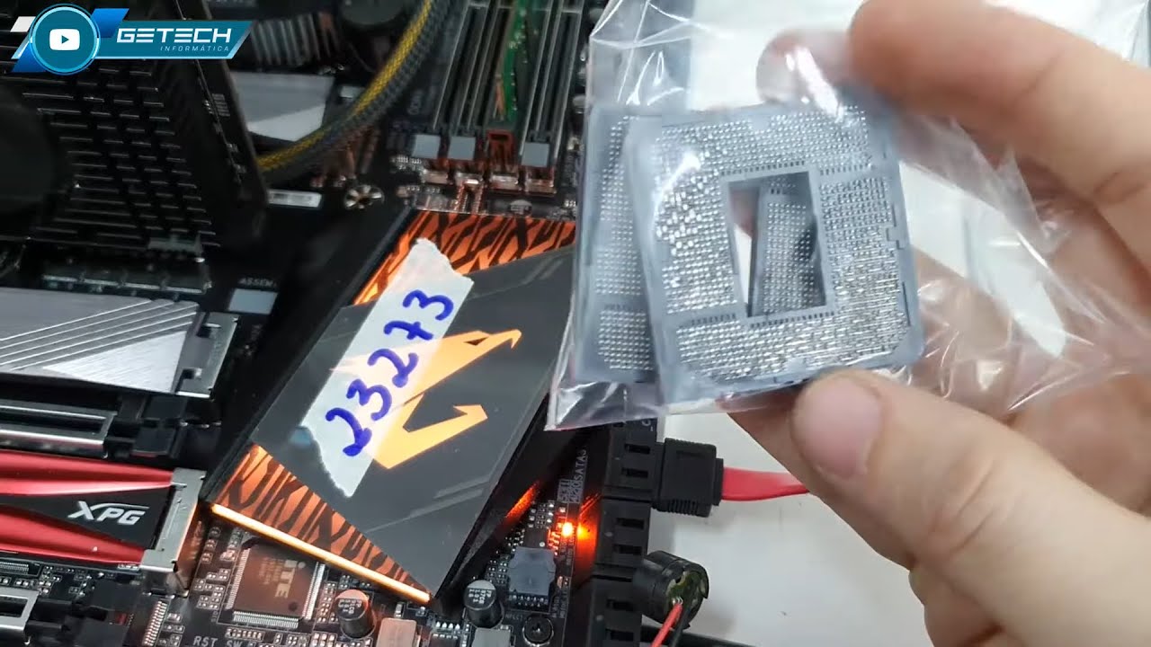 CUSTOMER SPILLED THERMAL PASTE ON INTEL SOCKET AND CLEANED IT WITH
