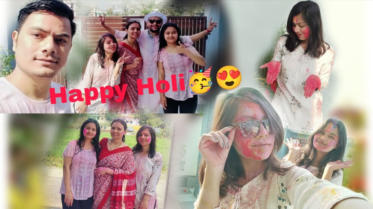Memorable Holi 2026🥳😍|| lots of enjoy🤭💃🏻|| #memoriesforever #happiness