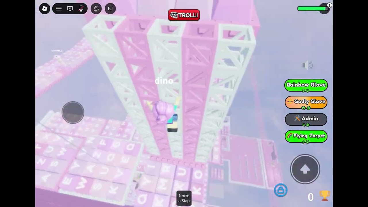 Pink clicky troll tower!!! (jessica!)