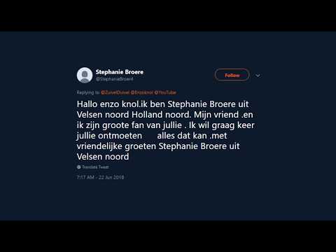 Stephanie Broere uit Velsen noord Holland noord gaat op 19 november 2019 Enzo Knol ontmoeten.