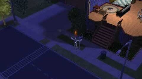 Sims 2- Jihoon the Servo runs amok!