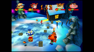 Snow Bash - Trophy - Crash Bash - 200% Playthrough (Part #39)