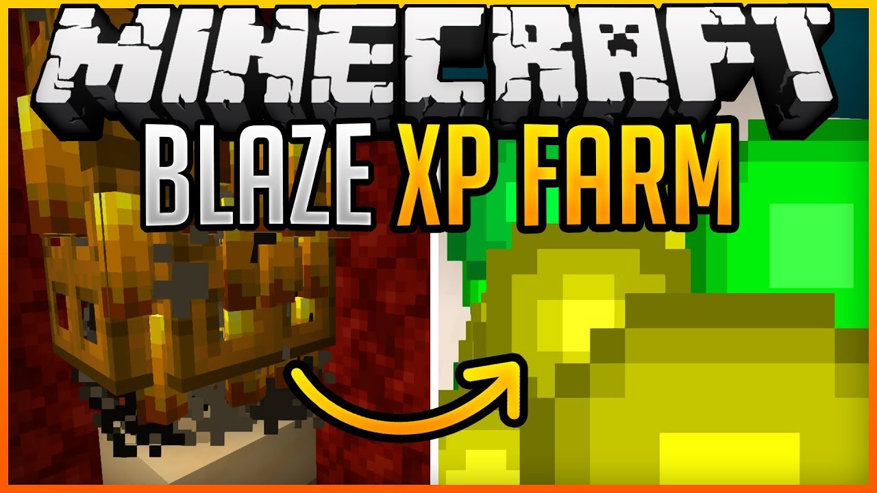 Blaze XP Farm (fast & easy) + Tutorial Minecraft Map