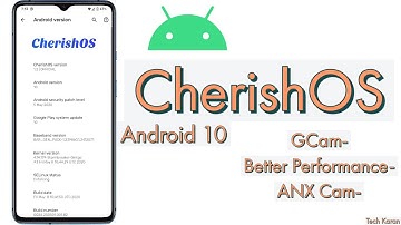 CherishOS [Android 10] ROM for Redmi Note 8 | Customizations & Stability
