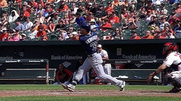 TB@BAL: Kiermaier belts a solo shot to tie the game