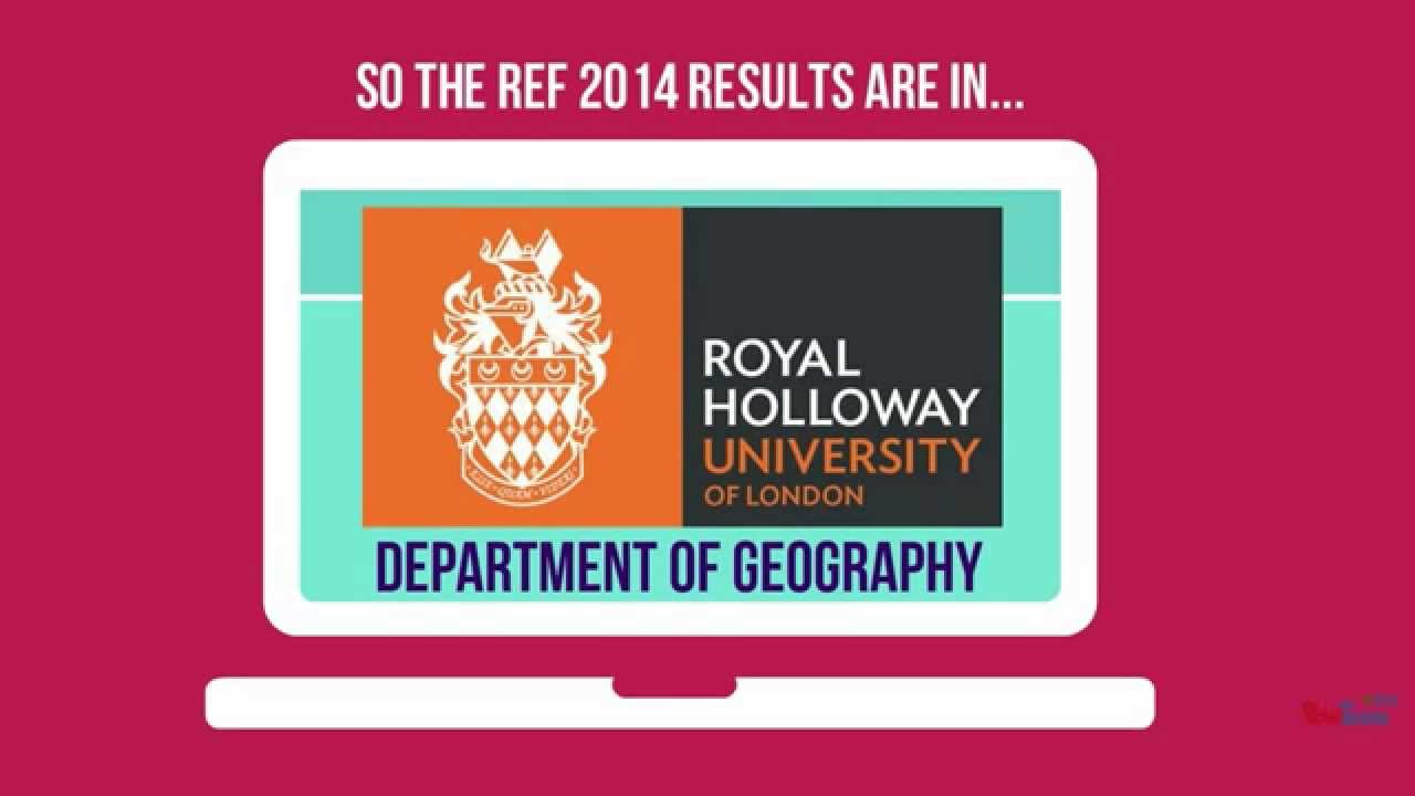 REF2014 Royal Holloway Geography Results YouTube