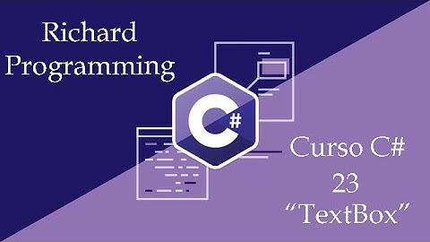 Curso C# 23: "TextBox".