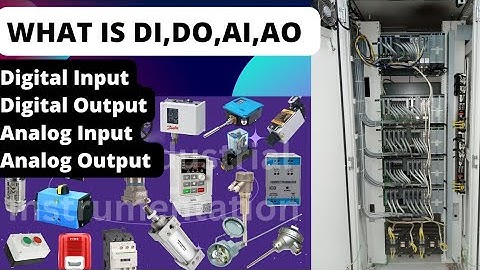 What is DI,DO,AI,AO signal in PLC or DCS #plc #dcs #digital #typeofsignal