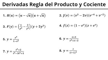 Derivadas: Regla del Producto y Cociente (Solucionario Stewart) | Ejercicios Resueltos