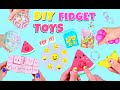 10 diy fidget toys ideas   viral tiktok  fidget toys complation  emoji pop it toy and much more