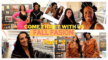 Taking it back OLD SCHOOL, Fall Finds at Salvation Army|Come Thrifting With Us |#ThriftersAnonymous