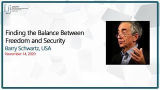 Famous Finding the Balance between Freedom and Security | Professor Barry Schwartz Net Worth