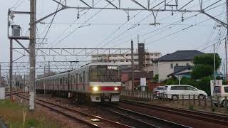 名鉄5010F 普通東岡崎行き 伊奈駅発車