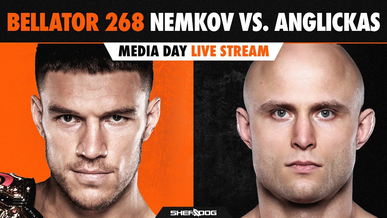 BELLATOR 268 Nemkov vs Anglickas Media Day - LIVE Stream