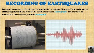 Recording of Earthquakes | Hindi | Part-8 | Engineering Geology |