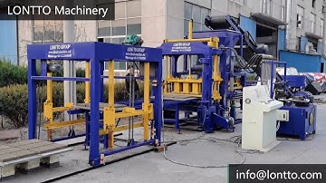 QT4-15 Automatic brick machine, hollow block machine, concrete block machine - LONTTO - 2020