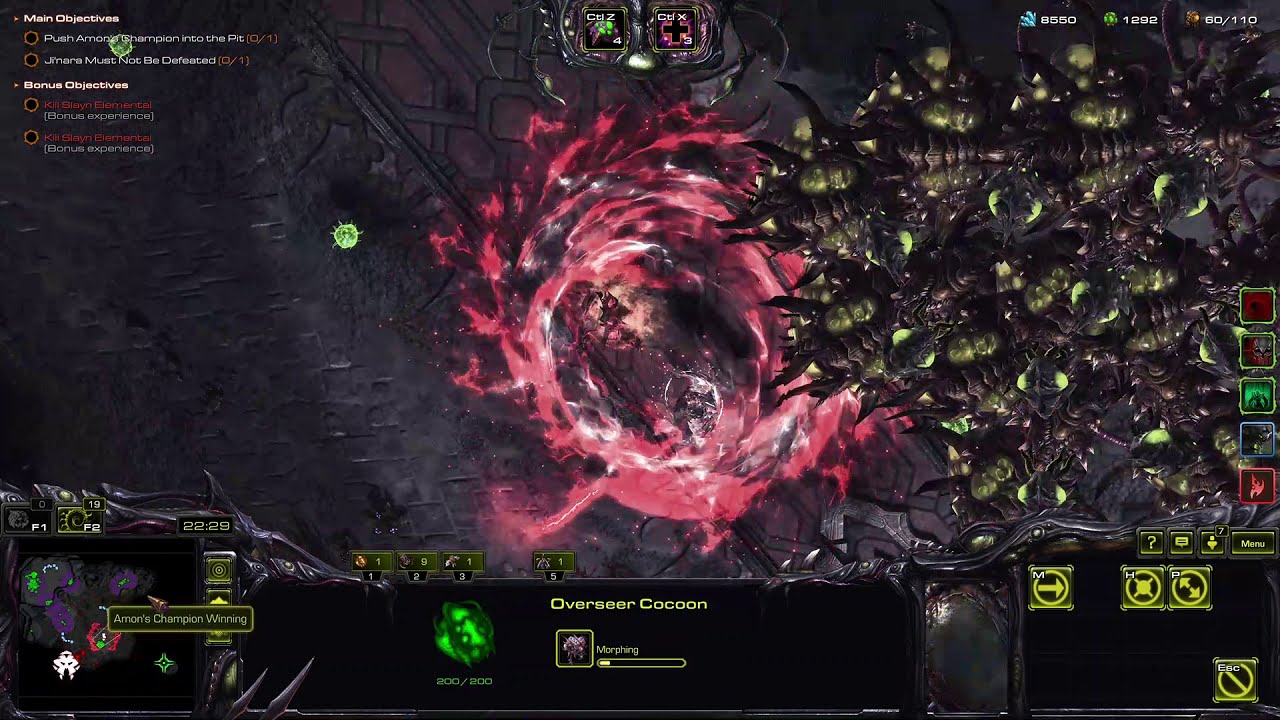 StarCraft II Co-op: Flipping Out Abathur Solo - YouTube