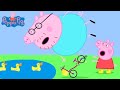 Baba Suya Düştü!! Peppa ve Babası Bisikletle Geziyor 🚲🐷 Aralıksız Uzun Koleksiyon | Peppa Pig Türkçe