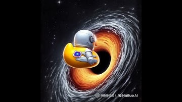 AI Wonder: Rubber Duck and the Mysterious Black Hole! 🦆💫