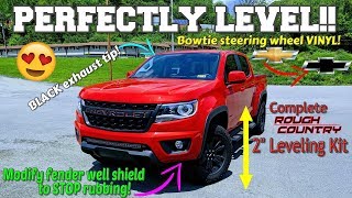 MODIFY the Chevy COLORADO to fit BIGGER tires, give it the LEVEL look it DESERVES and MORE MODS! 😮