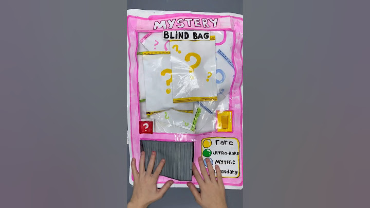 Mystery blind bag!#diy #asmr #blindbag #papercraft #draw #shorts