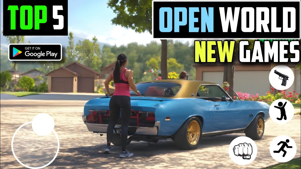 Top 5 New Open World Games For Android 2024 | Crazy Open World Games ...