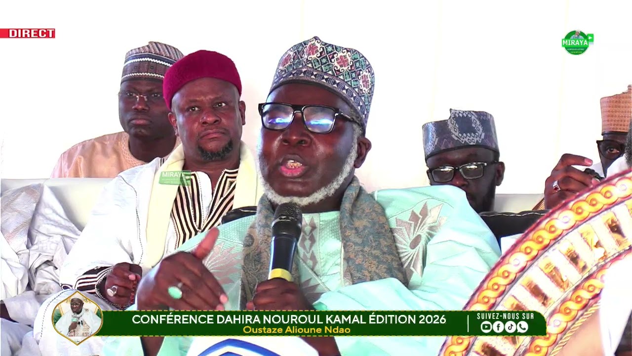 Kaddu Cheikh Abdoul Bakhi Hassan Déme :CONFÉRENCE DAHIRA NOUROUL KAMAL À DAKAR (MALIK) ÉDITION 2026