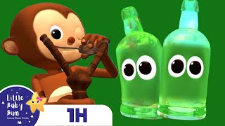 Ten Green Bottles Hanging on the Wall | Little Baby Bum | 1 Hour of Fun Kids Songs