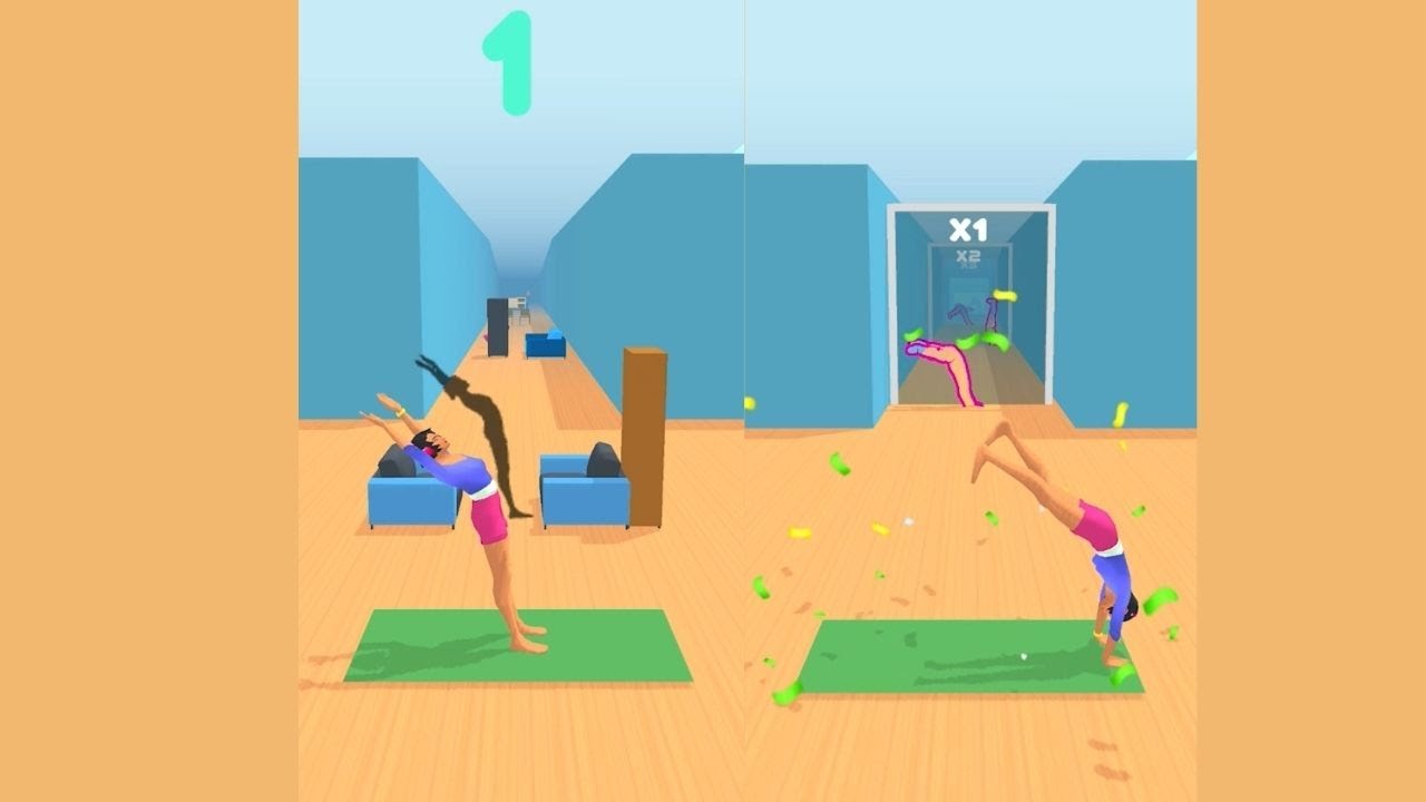 Girl Flex Run 3D Gameplay Walkthrough All Levels