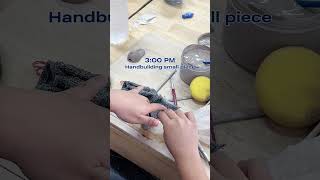 A day in the life of a ceramic artist at Aromdee Art pottery studio.