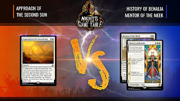 R/G/W Approach of the Second Sun vs B/W History of Benalia Magic the Gathering M19