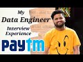 Paytm - Data Engineer Interview Experience || 1 Year Freshers || Must Watch 🔥 Important Topics