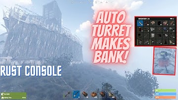 When The Auto Turret Does Its Job.. Rust Console