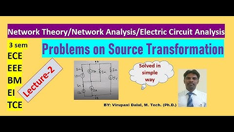 Network Theory: Source Transformation examples