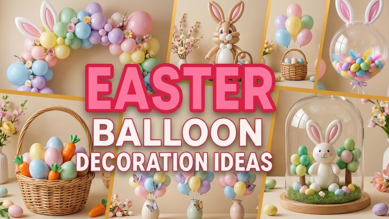 Easter Balloon Decoration Ideas to Transform Your Party Space