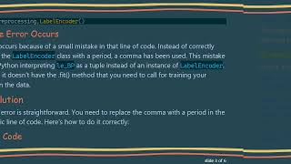 Fixing the 'tuple' object has no attribute "fit" Error in Python Machine Learning