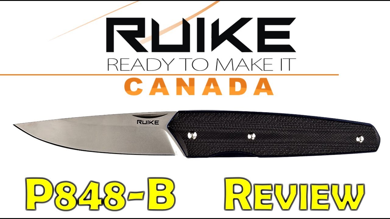 Review of the RUIKE Knives P848 B A 2 hand opener with GREAT LOOKS